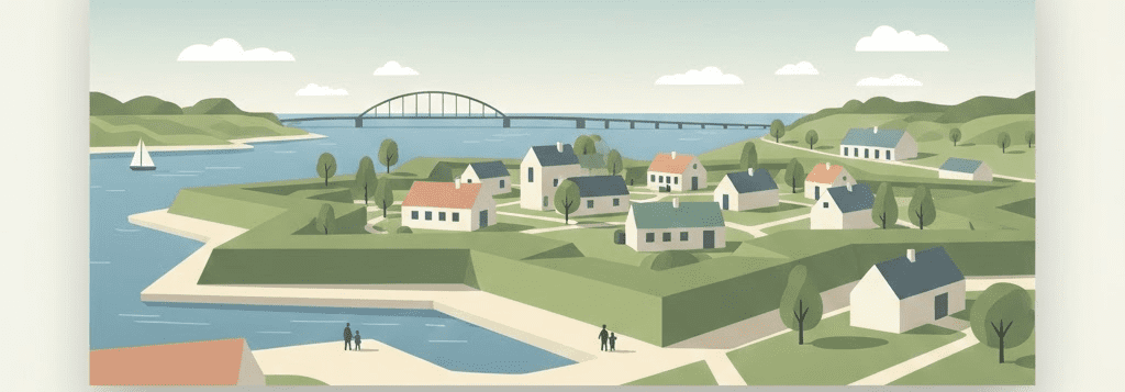 Fredericia vanuit Billund