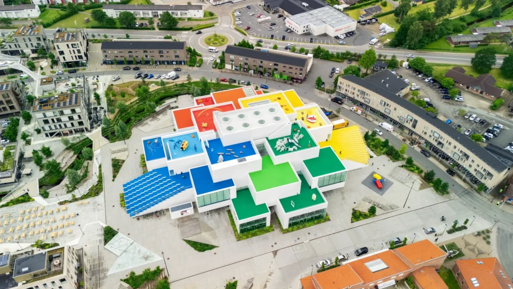 drone foto LEGO House Billund